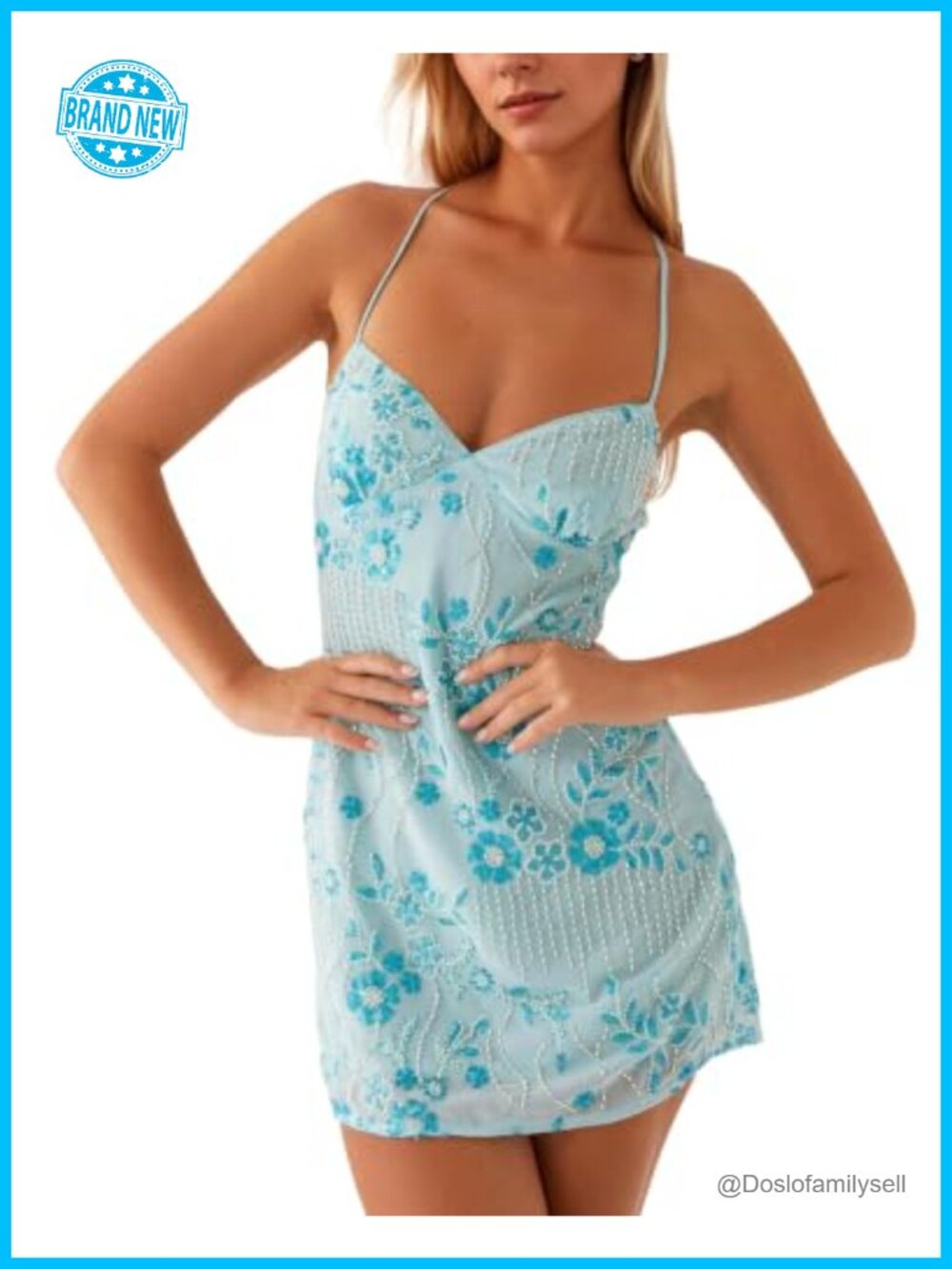 Sequin Mini Dress Sleeveless Backless Criss Cross Straps Party Club Night Out